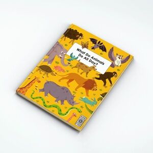 Wide Eyed What Do Animals Do All Day? Children’s Hardcover Book